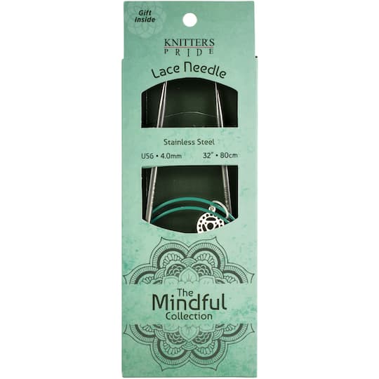 Knitter&#x27;s Pride 32&#x22; Mindful Fixed Lace Circular Knitting Needles